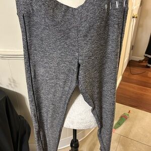PINK Yoga Victoria's Secret Charcoal Grey Leggings Size Large